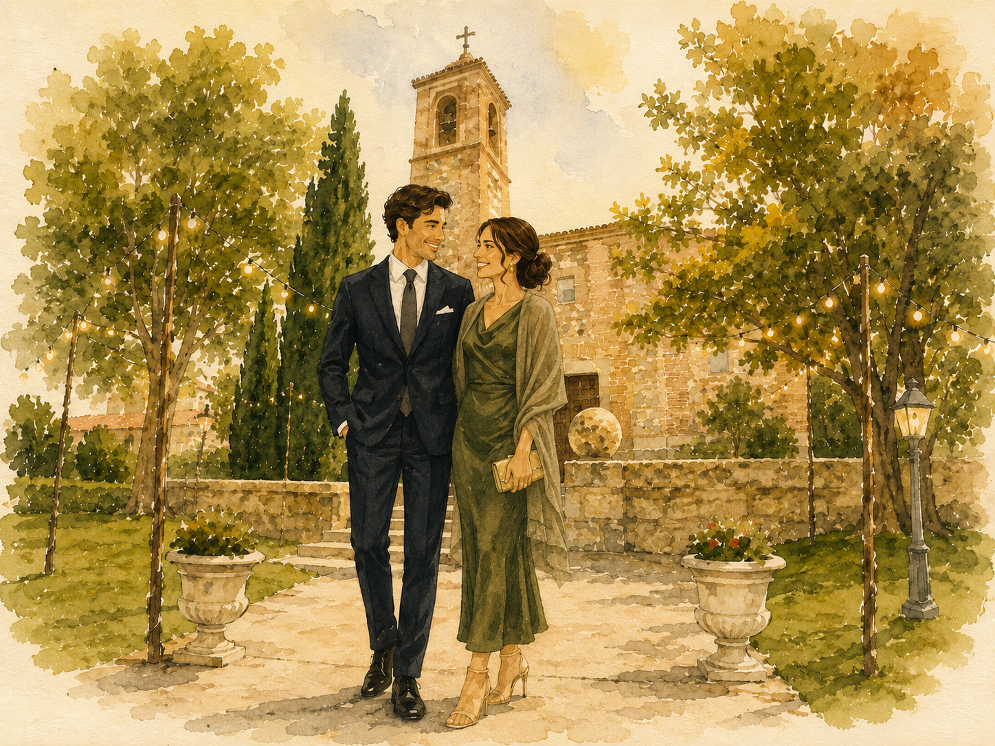Ilustración para vestimenta formal o semi-formal.